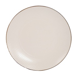 Тарелка дессерт Domoletti Cream Dots HG1-FD99-S5, 19 см x 19 см x 0.17 см, Ø 19 см, кремовый