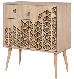 Kummut Kalune Design Trio 120, tamm, 40 x 80 x 90 cm