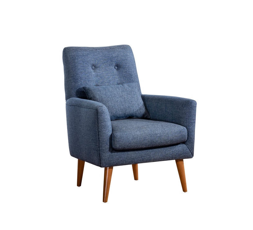 Dīvāns Hanah Home Aria, zila, 80 x 205 x 85 cm