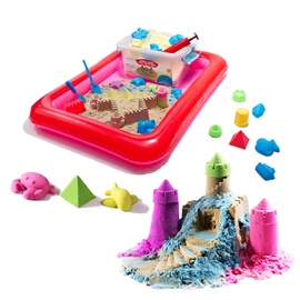Kinētiskās smiltis Kinetic Sand Set IKONKX9511, daudzkrāsaina