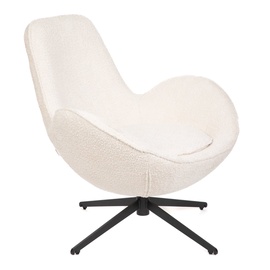Atzveltnes krēsls Homla Lunaire Basic, bēša, 54 cm x 88 cm x 86 cm