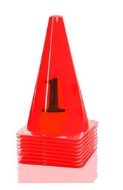 Kūgis Gymstick Speed Cones 61075, 13.7 cm, 0.84 kg, 9 vnt.