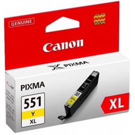 Rašalinio spausdintuvo kasetė Canon CLI-551XL, geltona, 11 ml