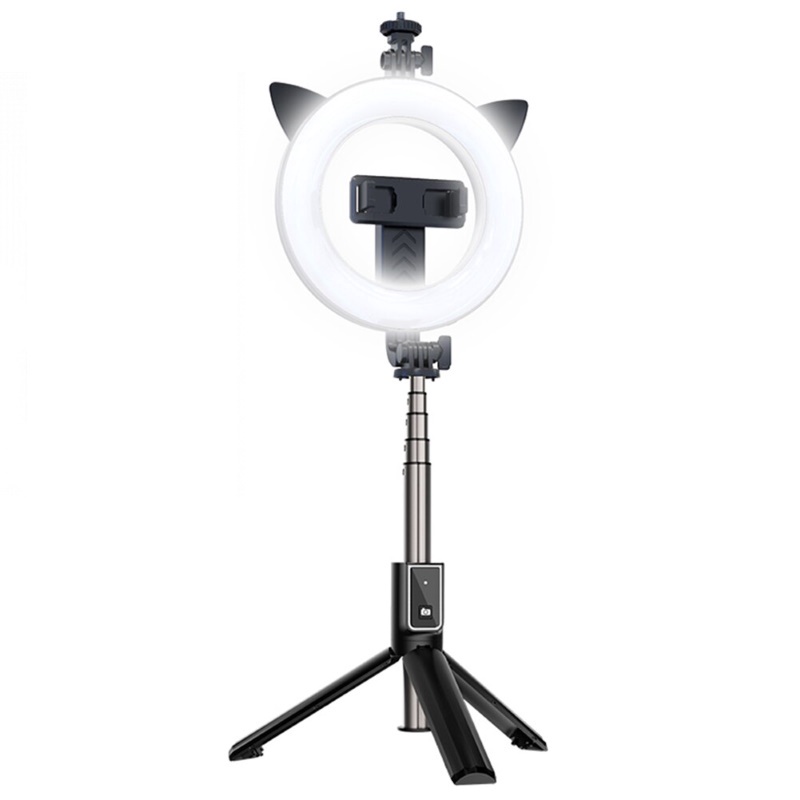 CP X3 LED 16cm Заряжаемая Selfie Лампа с BT Пультом & Ручкой + Напольным штативом 20-90cm + Держатель телефона