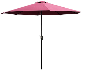 Sodo skėtis Besk, 270 cm, raudona