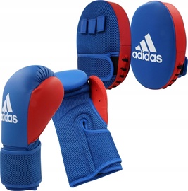 Боксерские перчатки Adidas, синий/красный, 8 oz