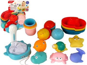 Набор игрушек для купания 13381, многоцветный, 17 шт.