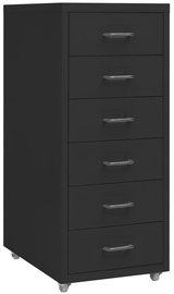 Biuro spinta VLX Cabinet, juoda, 41 x 28 cm x 69 cm