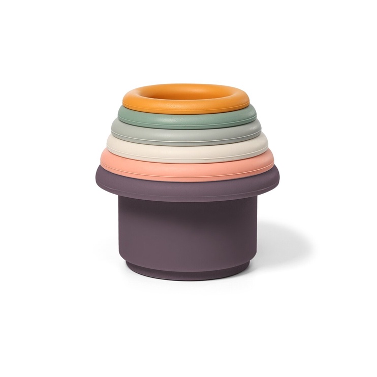 Vannimänguasjade komplekt BabyOno Educational Toy Cup Into Cup, mitmevärviline, 6 tk