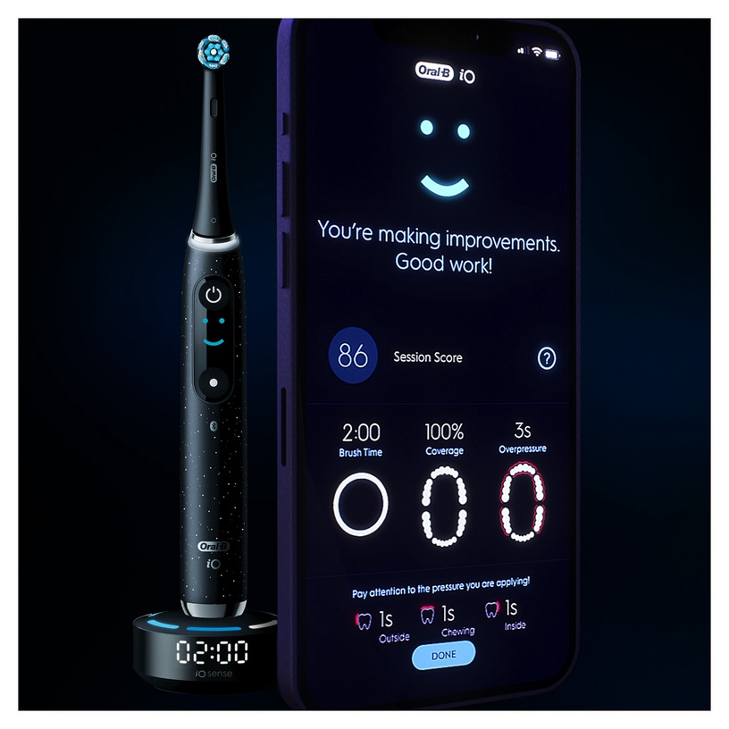 Elektriskā zobu birste Oral-B iO Series 10, melna