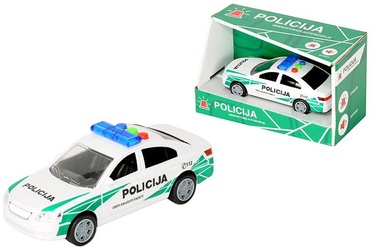 Игрушечная полицейская машина Kadabra Police Car 300562775_45, белый/зеленый