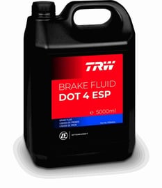 Тормозная жидкость TRW DOT 4 ESP, специального назначения, 5 л