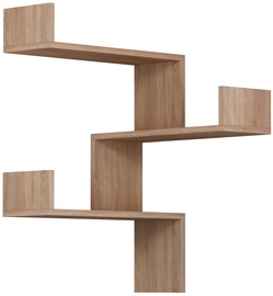Seinariiul Kalune Design Luksa, tamm, 60 cm x 90 cm x 60 cm