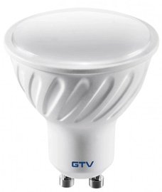 Лампочка GTV LED, нейтральный белый, GU10, 5.6 Вт, 410 лм