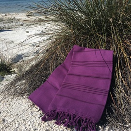 Rätik ranna Foutastic Sultan 192DCH1610, violetne, 95 x 175 cm