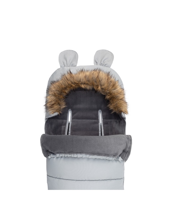 Bērnu guļammaiss Momi Footmuff Footmuff, pelēka, 95 cm x 45 cm