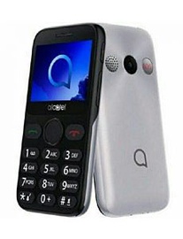 Мобильный телефон Alcatel 2019G, серебристый, 8MB/16MB