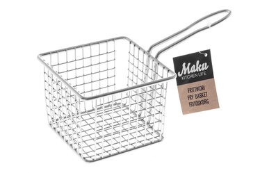 Serviravimo krepšelis Maku Chipsbasket, 19.5 cm x 10 cm x 7.5 cm, plieno, nerūdijantysis plienas