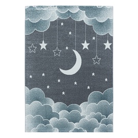 Ковер комнатные Ayyildiz Funny Moon And Star 2002902101, синий/серый, 290 см x 200 см