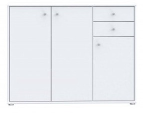 Kumode Forte Tempra 2 T2KK40-120, balta, 35 x 109 cm x 86 cm