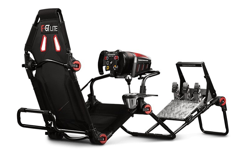 Mängu rooli alus Next Level Racing F-GT LITE, must