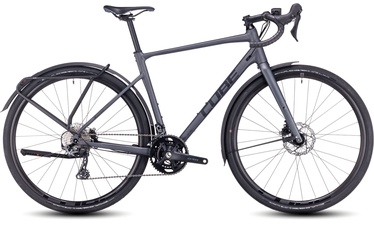 Велосипед gravel Cube Nuroad Race FE, 28 ″, L рама, черный/серый