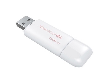 USB zibatmiņa Team Group C173, balta, 16 GB