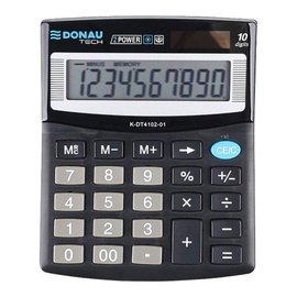 Калькулятор настольные Donau K-DT4102-01, черный