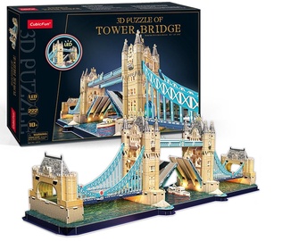 3D пазл Cubicfun Tower Bridge 306-20531, 89.3 см x 20.3 см