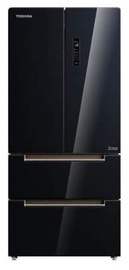 Холодильник Toshiba GR-RF692WE-PGJ, морозильник снизу