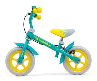 Balansinis dviratis Milly Mally, mėlynas/geltonas, 10"