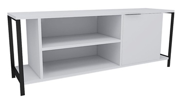 TV-laud Kalune Design Bond, valge/must, 120 cm x 30 cm x 54 cm