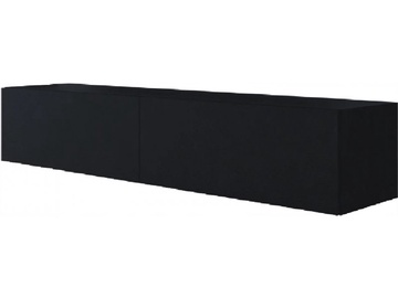 TV-laud Tuckano, must, 120 cm x 40 cm x 30 cm
