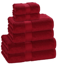 Полотенце для ванной/для сауны/пляжный Ardenza Frida, красный, 6 шт.
