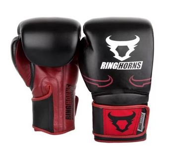 Боксерские перчатки Ringhorns Destroyer, черный/красный