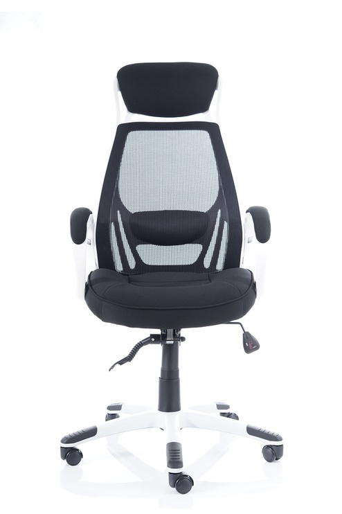 Biroja krēsls Q-409, balta/melna