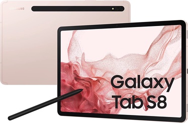 Планшет Samsung Galaxy Tab S8 WiFi, розовый, 11″, 8GB/128GB