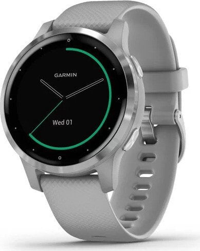Умные часы Garmin Vivoactive 4S 40mm, серебристый