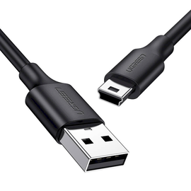 Laidas Ugreen UG10355, Mini USB/USB, juoda