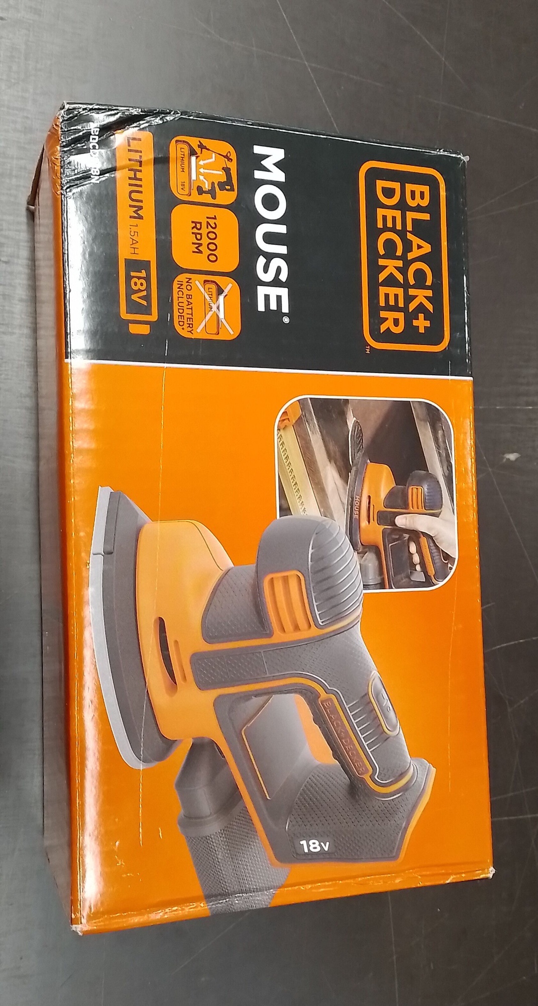 Шлифовальная машина Black+Decker Cordless Triangle Grinder without battery  and charger (поврежденная упаковка)/01 - 1a.lt