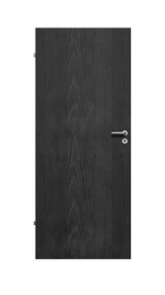 Полотно межкомнатной двери Domoletti Kleopatra, левосторонняя, антрацитовый дуб, 203.5 x 64.4 x 4 см