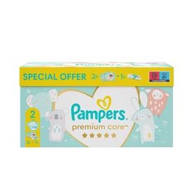 Подгузники Pampers Premium Care, 2 размер, 4 - 8 кг, 136 шт.