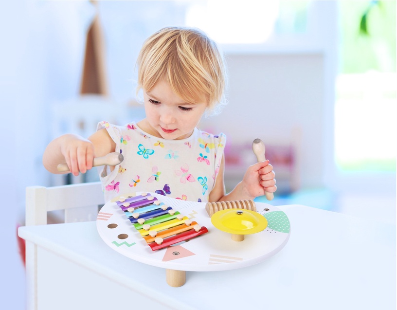 Laste ksülofon EcoToys Wooden Music Table