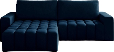 Stūra dīvāns Bonett Monolith 77, tumši zila, kreisais, 175 x 250 cm x 92 cm
