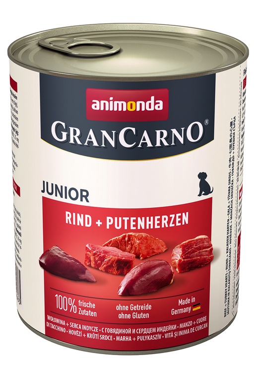 Märg koeratoit Animonda GranCarno Junior, veiseliha/kalkun, 0.8 kg