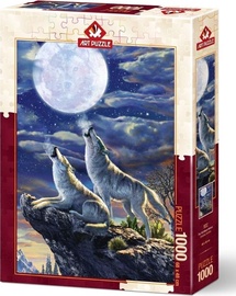 Pusle Art Puzzle Full Moon Wolves 5217, 68 cm x 48 cm