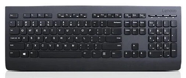 Klaviatuur Lenovo Professional Wireless Keyboard NO, must (kahjustatud pakend)