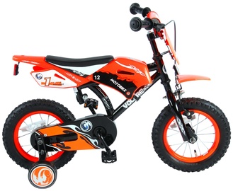 Vaikiškas dviratis, miesto Volare Motorbike, oranžinis, 12"