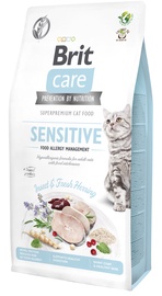 Sausas kačių maistas Brit Care Sensitive Adult, žuvis, 2 kg