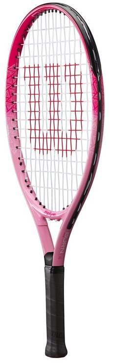 Tennisereket Wilson Burn Pink 21 Junior WR052410H, must/roosa